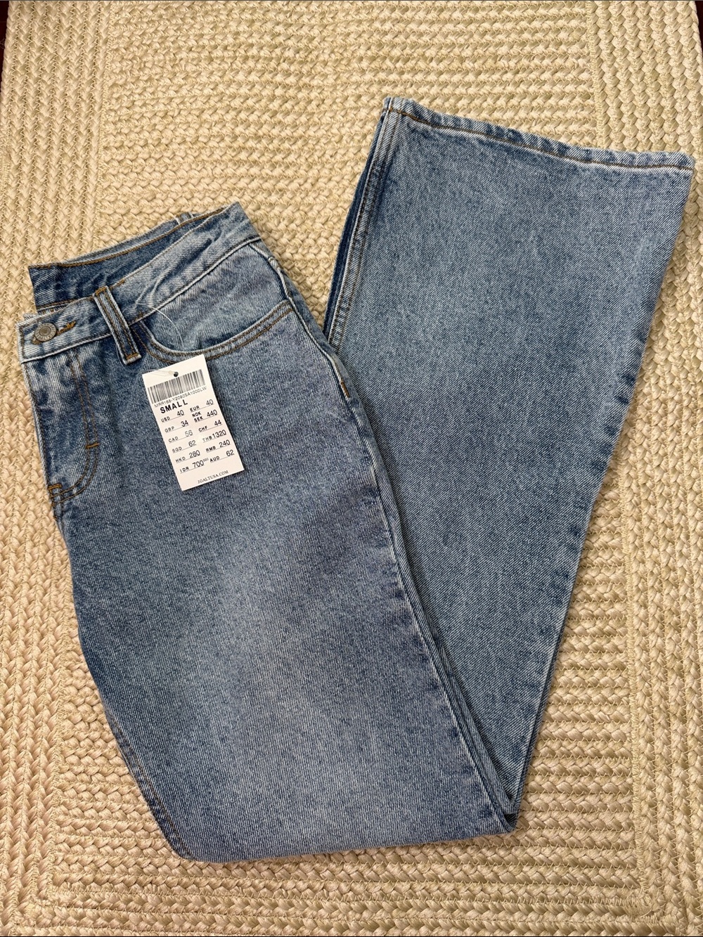 Brandy Melville Blue Flare Jeans